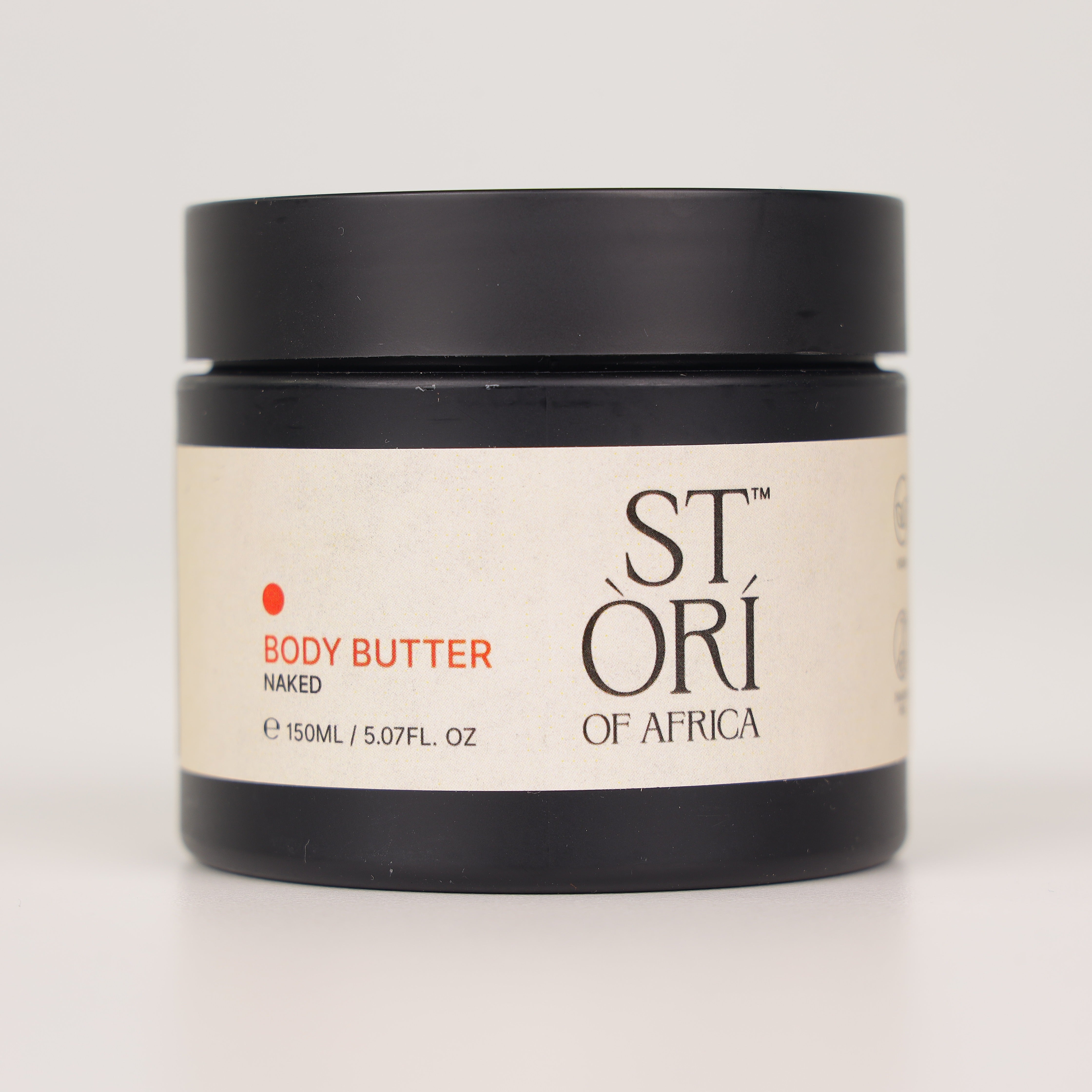 Jar of Stori of Africa 150ml Naked Body Butter on a white background